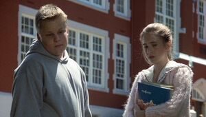 Ben and Beverly as kids in the IT miniseries