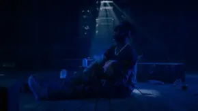 Lucas screaming in grief when Max dies in his arms.