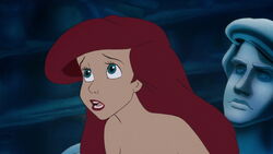 Ariel saying Eric would have died if she hadn't saved him.