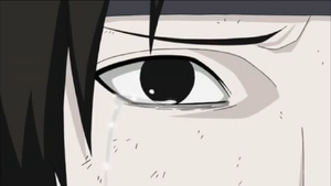 Sai crying as Shin departs for the afterlife.