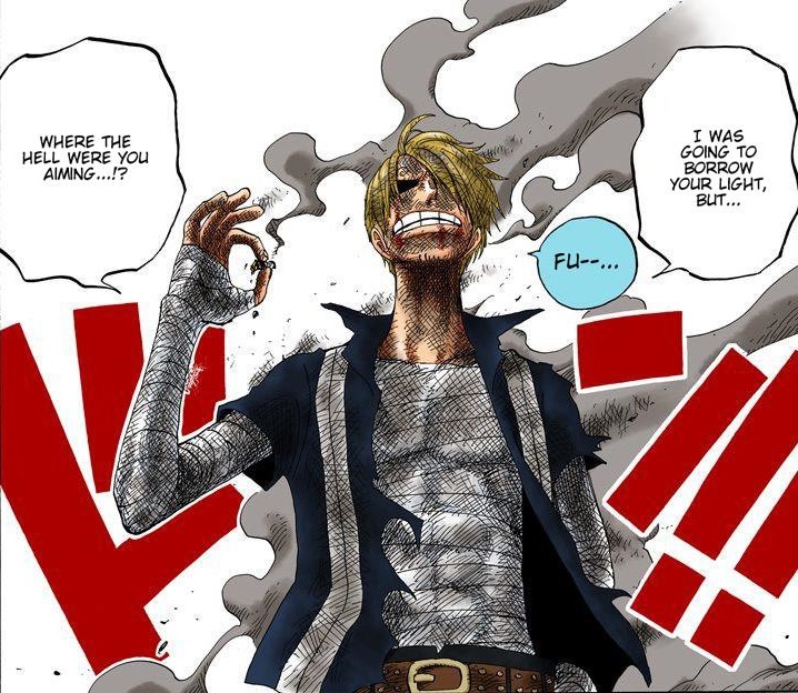 Why did Sanji say that he did not want to become a monster in