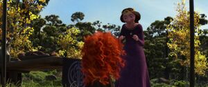 Elinor "finding" her daughter, Merida.