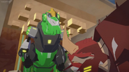 Grimlock beat Scowl