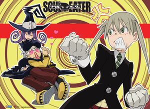 Soul eater poster soul maka and blair by mcn51fj-d61feh2