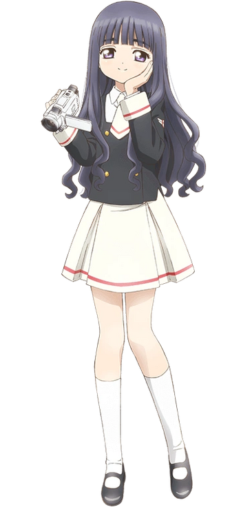 Anime girls, long hair, camera, Daidouji Tomoyo, school uniform