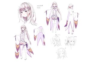 Concept art of Emilia.