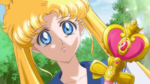 Sailor moon crystal act 26 usagi with the spiral heart moon rod