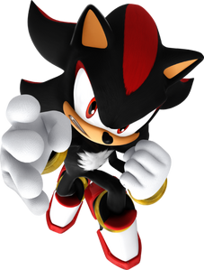 Shadow's artwork of Sonic Rivals 2.