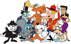 The Rocky and Bullwinkle Show cast
