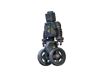 Alphus's idle animation in The Desolate Room.