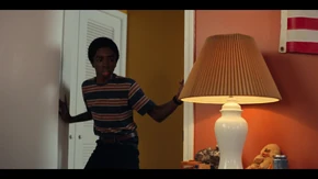 Lucas rushing to get his supercom.