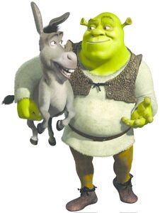 Shrek and Donkey render 2