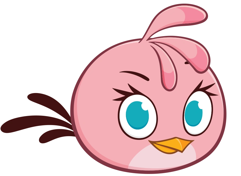 angry birds characters pink