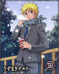 Naruto Uzumaki Winter Card 1