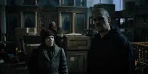 Joyce looking at Hopper after hearing Antonov say they now have to wait for Owens or one of his agents to call them back.