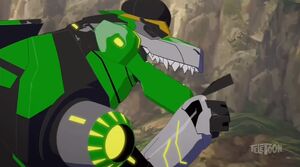 Grimlock in role of artist.