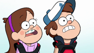 S2e8 dipper and mabel shocked