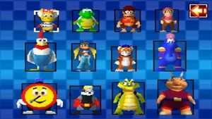 Diddy Kong Racing DS All Characters