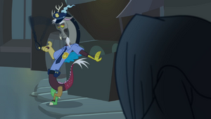 Discord dressed as a police officer 