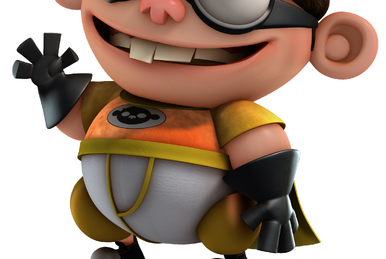 Fanboy Character Boog the Bully Eyes Down transparent PNG - StickPNG