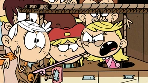 Lincoln Loud gets punished by Lola Loud for asking her and Lana a question and gets banned from joining his family in their song.