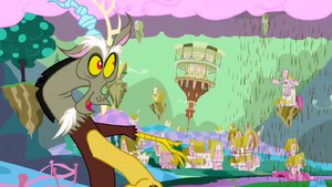 Discord First changes of Ponyville S02E02