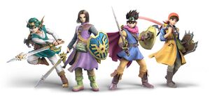 All of the Heroes' renders in Super Smash Bros. Ultimate