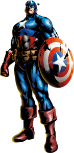 Captain America in Marvel vs. Capcom 3: Fate of Two Worlds.