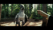 Buckbeak seeing Harry holding out his hand.