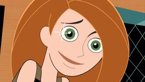 Kim Possible smiling.
