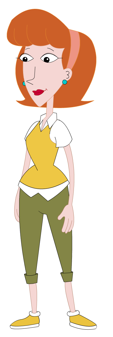 ✓ Linda Flynn-Fletcher is a supporting character of Phineas and Ferb. 