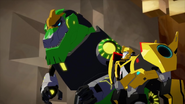 Grimlock realized that he could not help a Bot who did not want help.