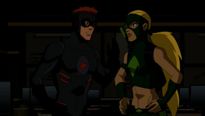 Kid Flash and Artemis