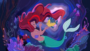 Official Disney Art of The Little Mermaid