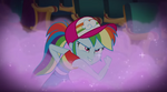 Rainbow Dash magic smoke