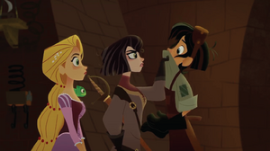 Varian meets Rapunzel and Cassandra