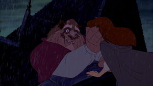 "You came back!"-Beast reuniting with Belle.