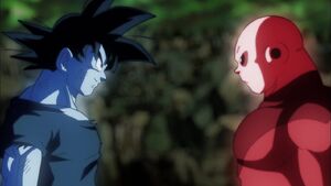 Goku is ready for his final battle against Jiren.