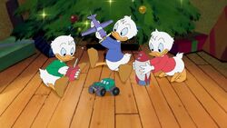 The boys in Mickey's Once Upon a Christmas