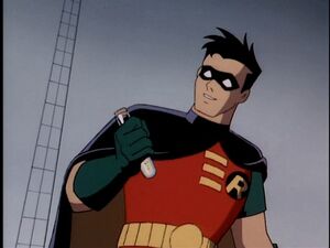 Dick Grayson as Robin in Batman: The Animated Series.