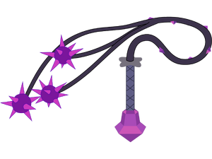 Amethyst spike weapon