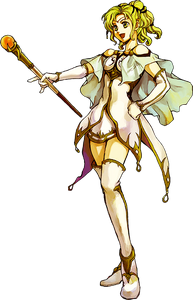 L'Arachel's artwork of Fire Emblem: The Sacred Stones.