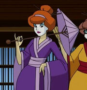 Daphne as a geisha