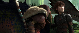 Hiccup with his mother