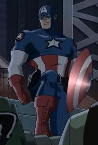 Captain America in the Ultimate Avengers films.