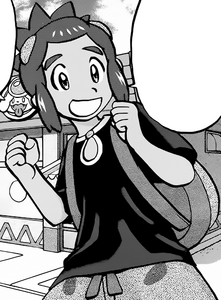 Hau in the manga