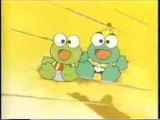 Keroppi and Aaron having the ride of their lives.