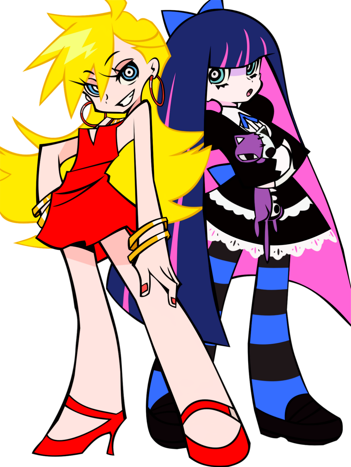 Libro panty & stocking with garterbelt - characters: antagonists, female,  main characters, male, pairings, De source wikia - Buscalibre