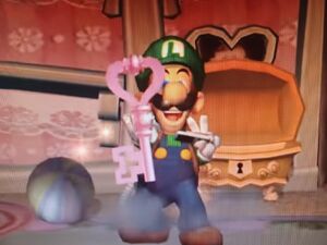 Luigi got the key