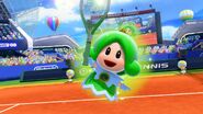 The Green Sprixie Princess in Mario Tennis Ultra Smash.